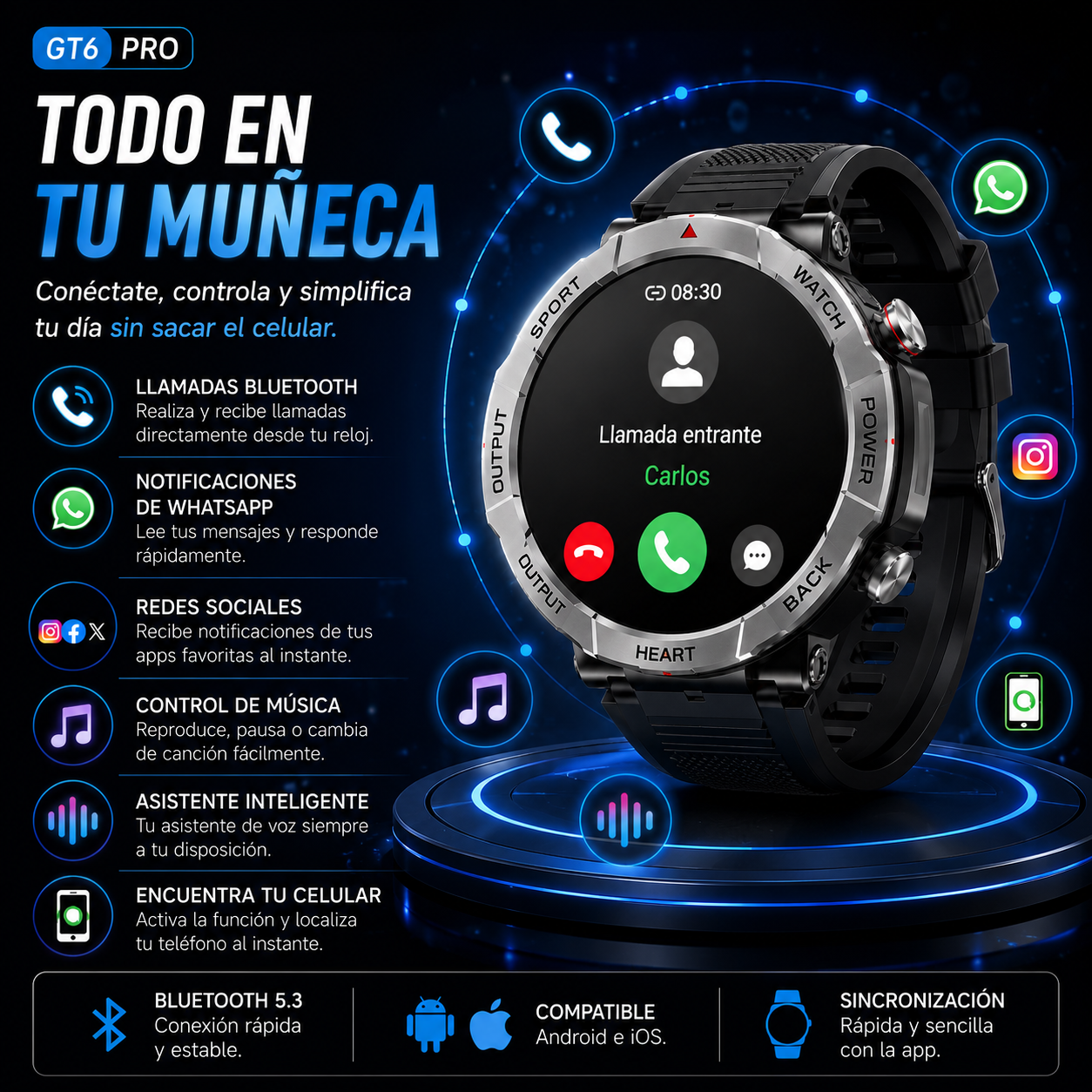 ELEGANCIA Y TECNOLOGÍA EN UN SOLO DISPOSITIVO
